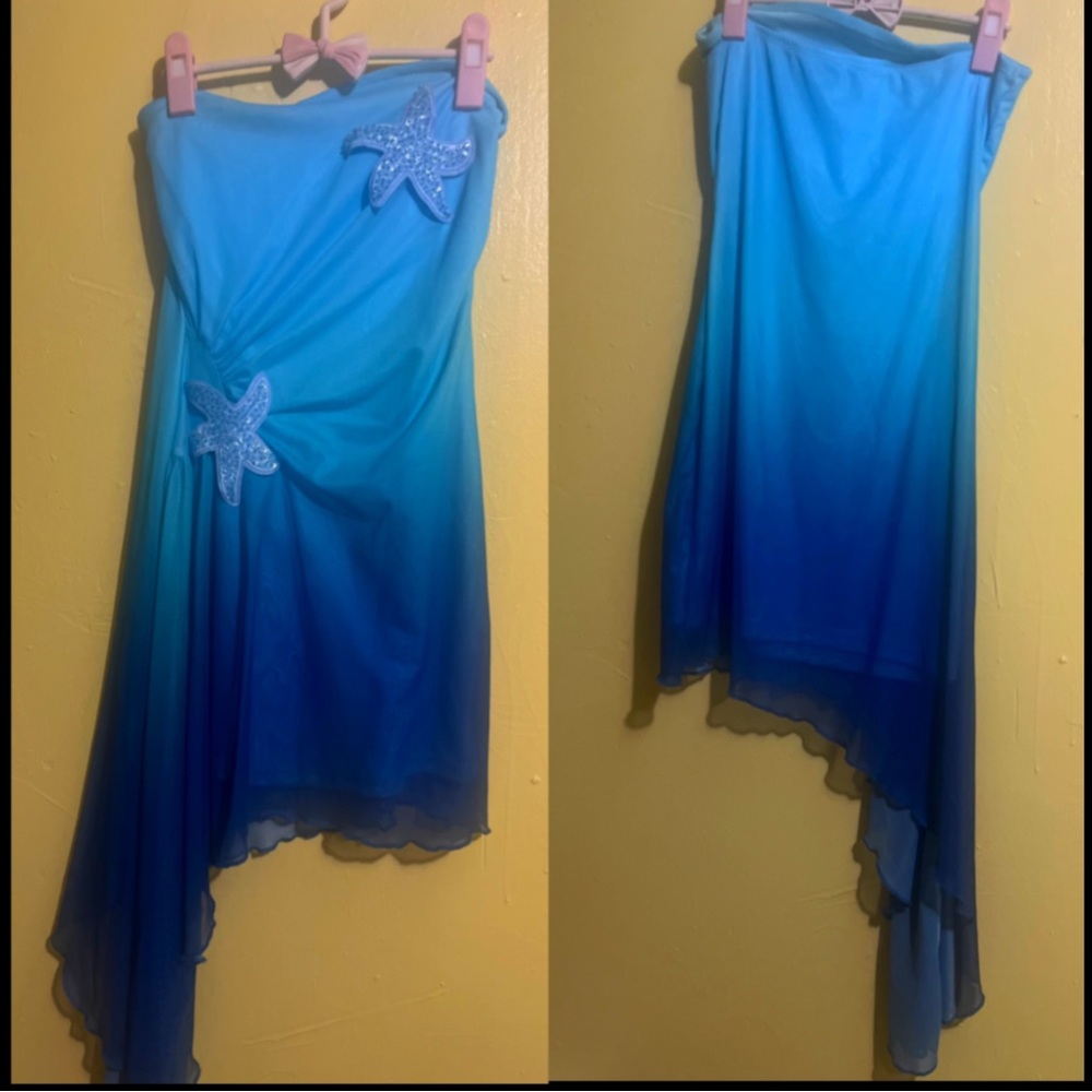 Ombre Blue Dress